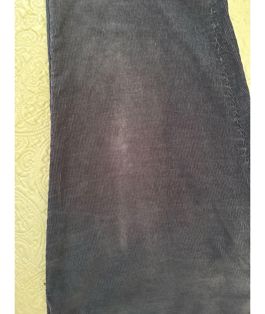 BRUNELLO CUCINELLI Синие кашемировые повседневные брюки, фото 7