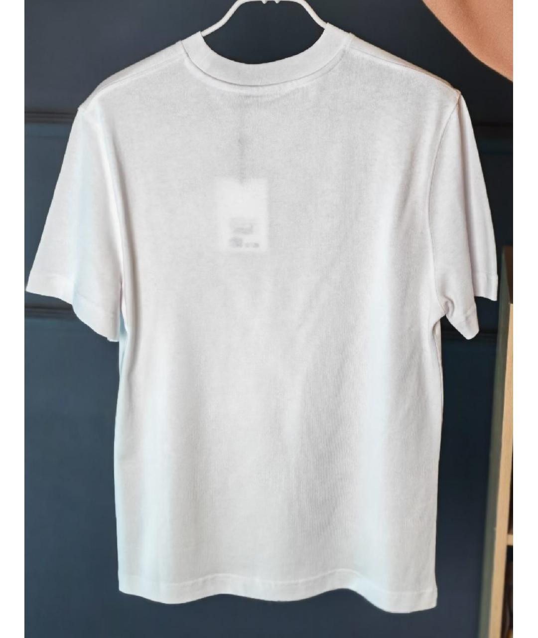 JACQUEMUS Белая хлопковая футболка, фото 2