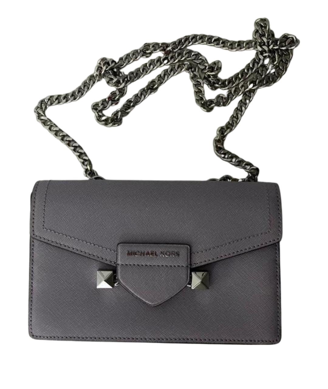 MICHAEL KORS Фиолетовая сумка через плечо из искусственной кожи, фото 1