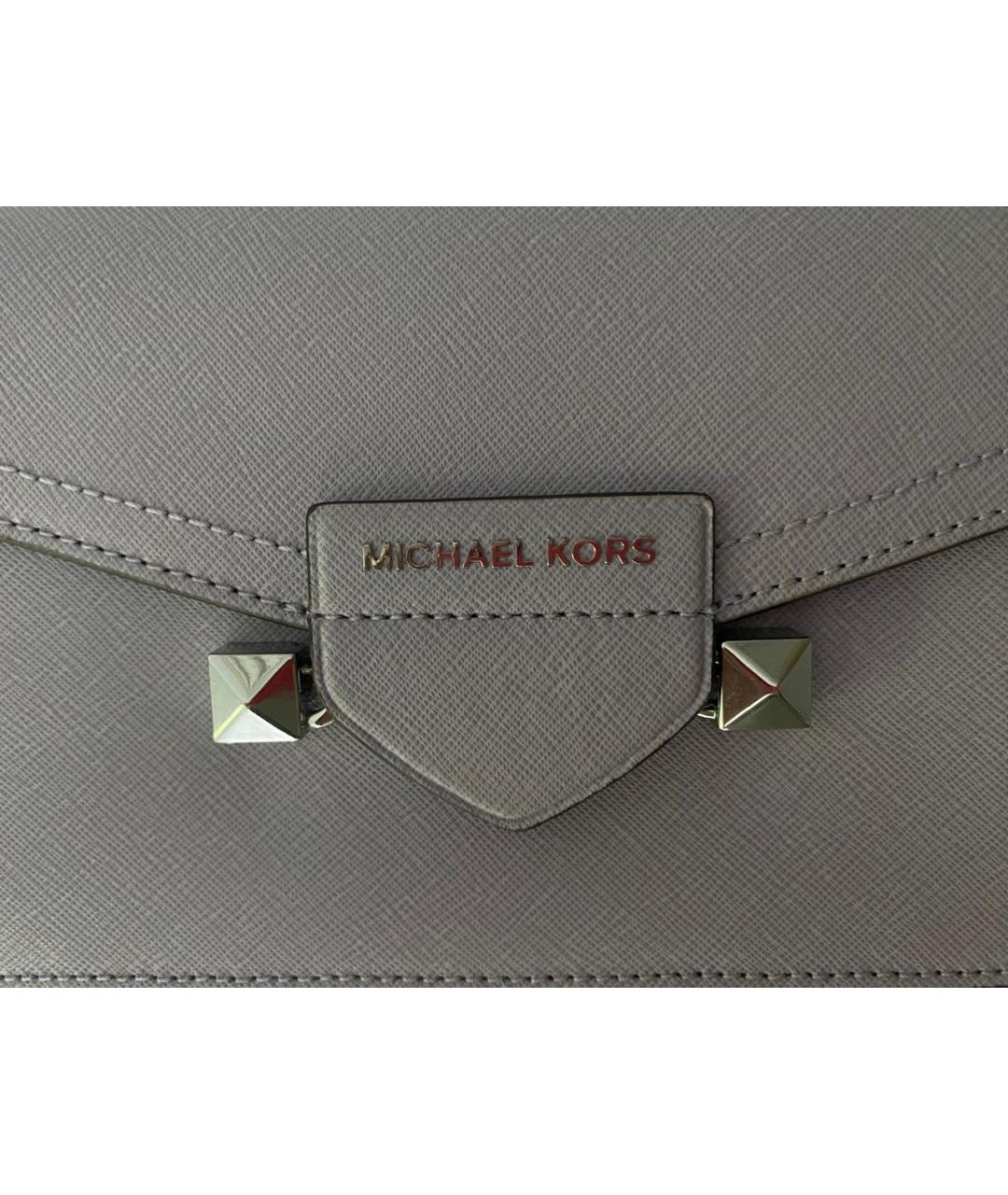 MICHAEL KORS Фиолетовая сумка через плечо из искусственной кожи, фото 2