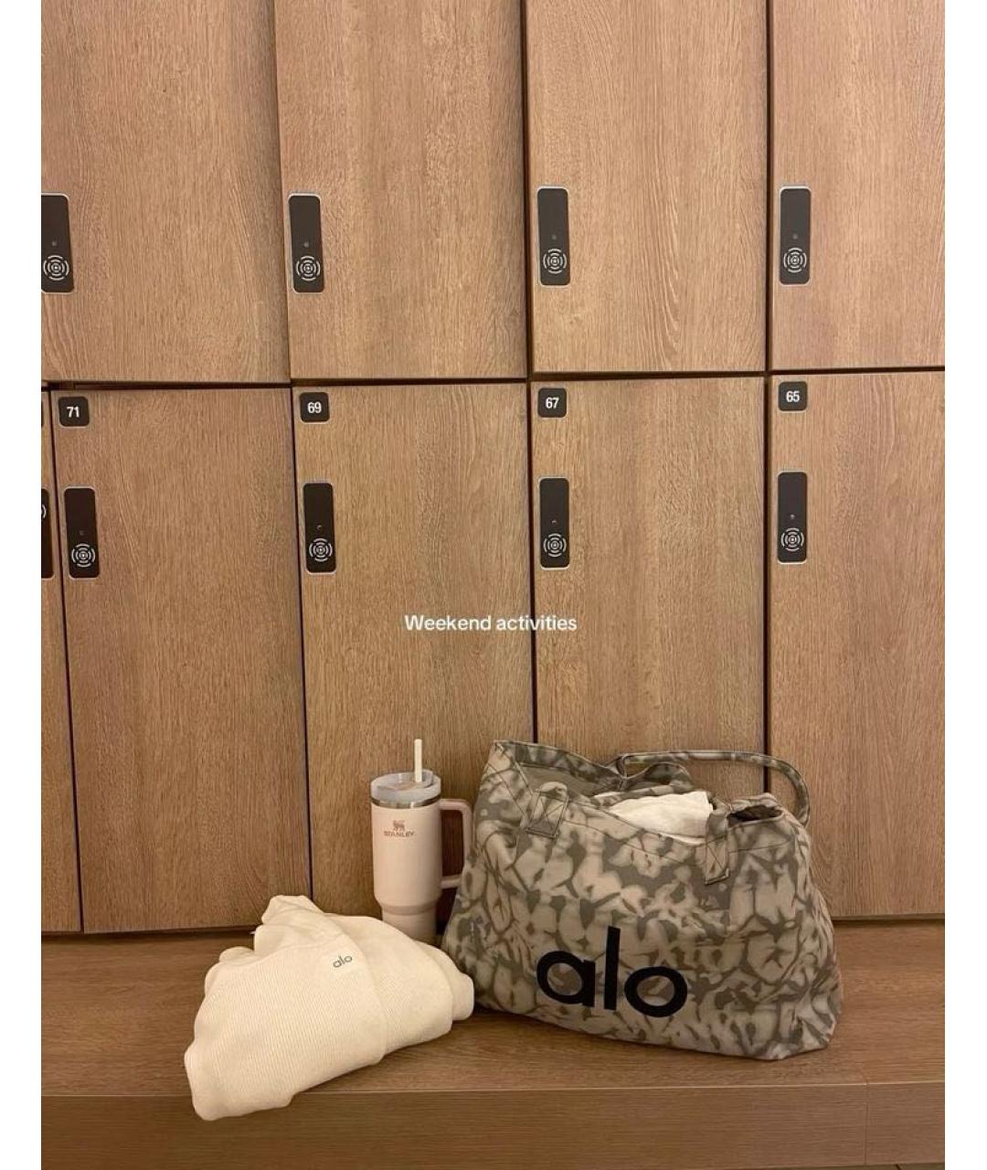 ALO YOGA Антрацитовая хлопковая сумка тоут, фото 5