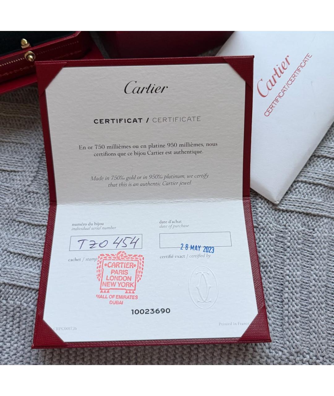 CARTIER Золотое кольцо из желтого золота, фото 4