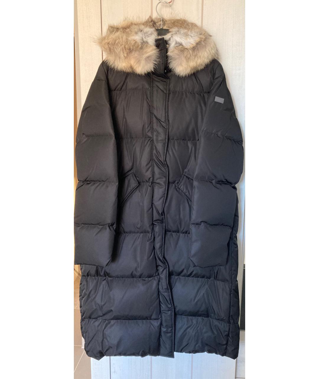 LEMPELIUS Черный полиамидовый пуховик, фото 9