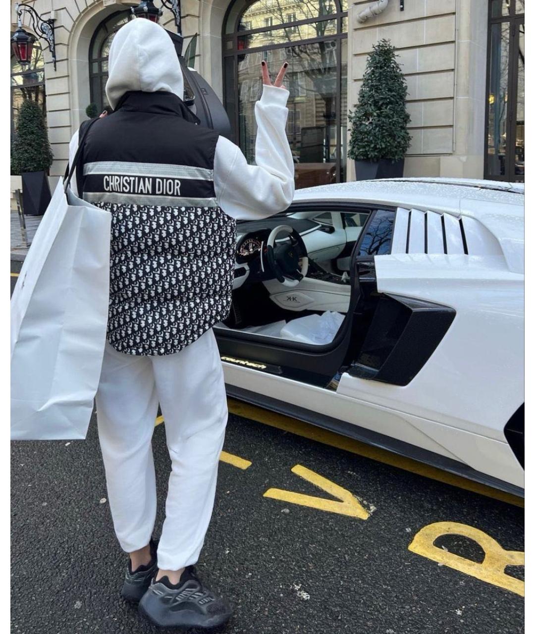 CHRISTIAN DIOR Синий хлопковый жилет, фото 7