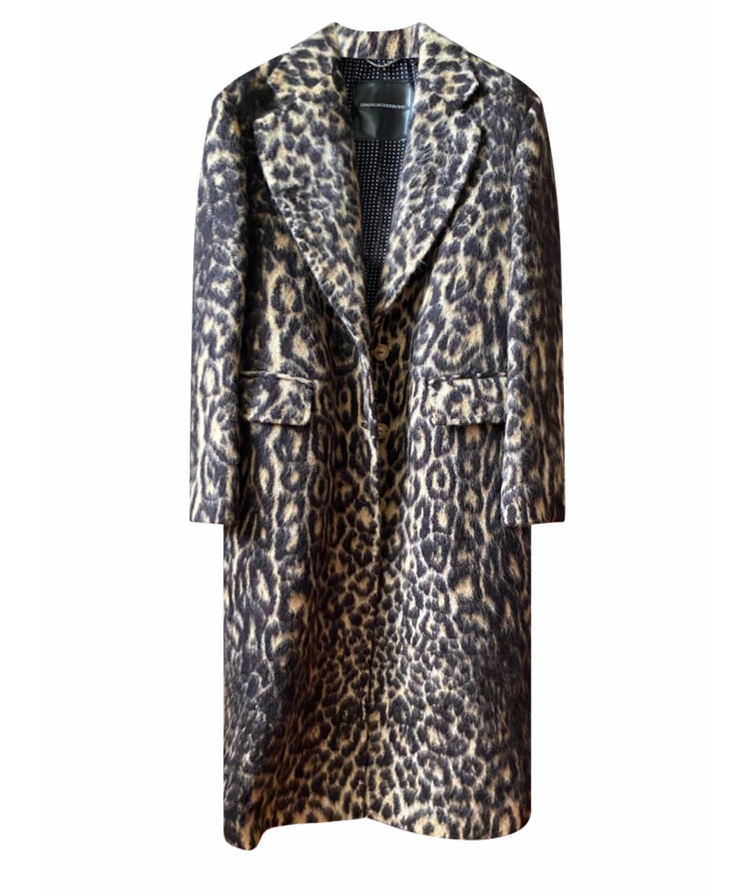 ERMANNO SCERVINO Мульти шерстяное пальто, фото 1