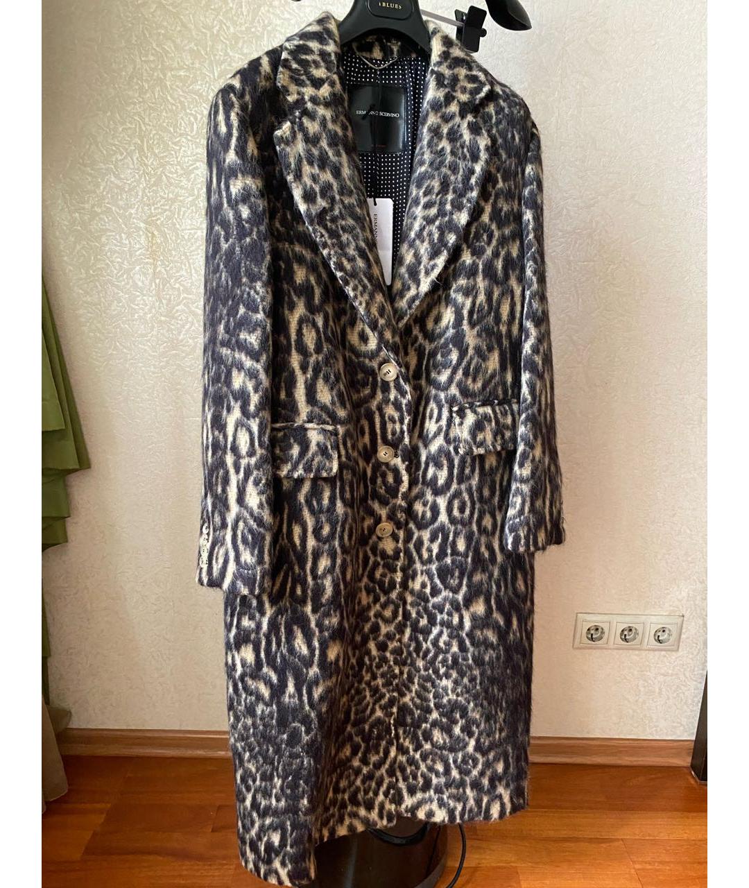 ERMANNO SCERVINO Мульти шерстяное пальто, фото 5