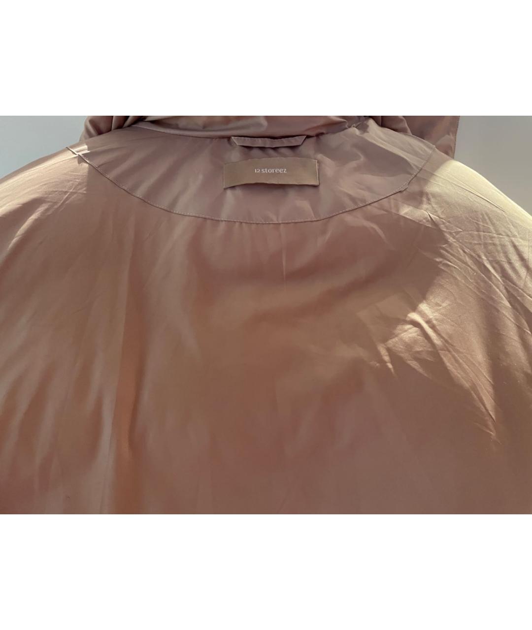 12 STOREEZ Бежевый полиамидовый пуховик, фото 3
