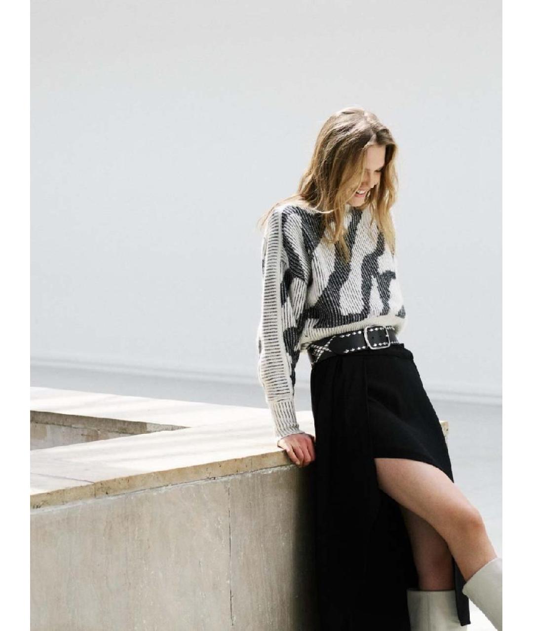 IRO Серый шерстяной джемпер / свитер, фото 5