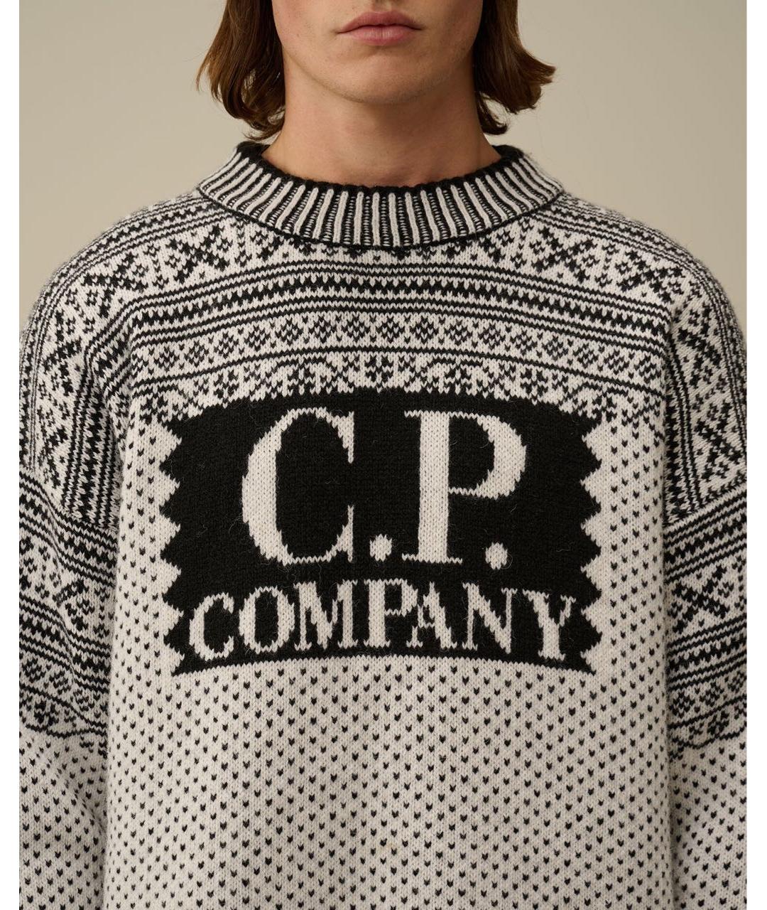 CP COMPANY Черный шерстяной джемпер / свитер, фото 3