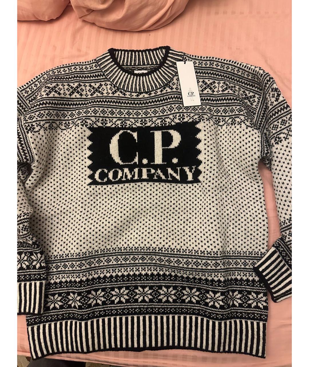 CP COMPANY Черный шерстяной джемпер / свитер, фото 7
