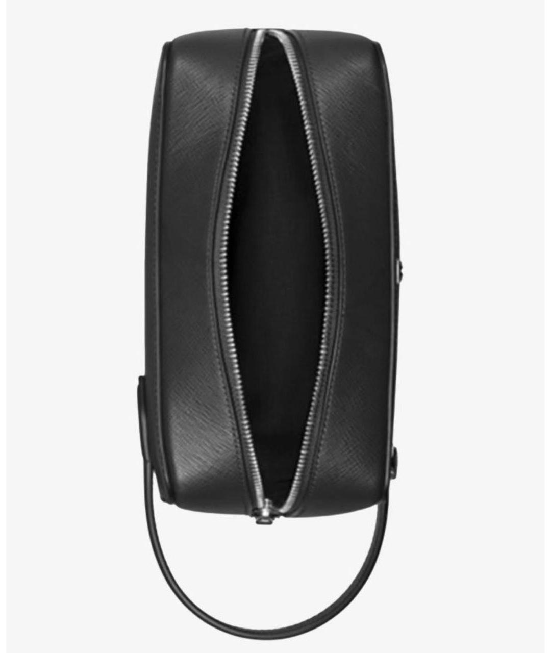 MONTBLANC Черная кожаная косметичка, фото 3