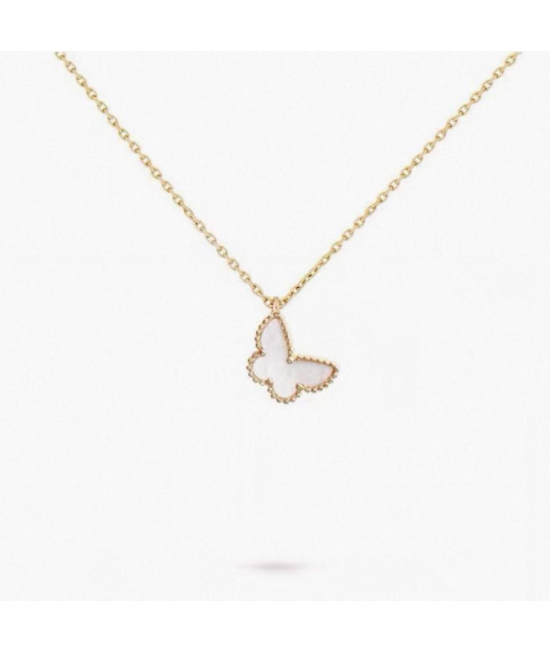 VAN CLEEF & ARPELS Белая подвеска из желтого золота, фото 5