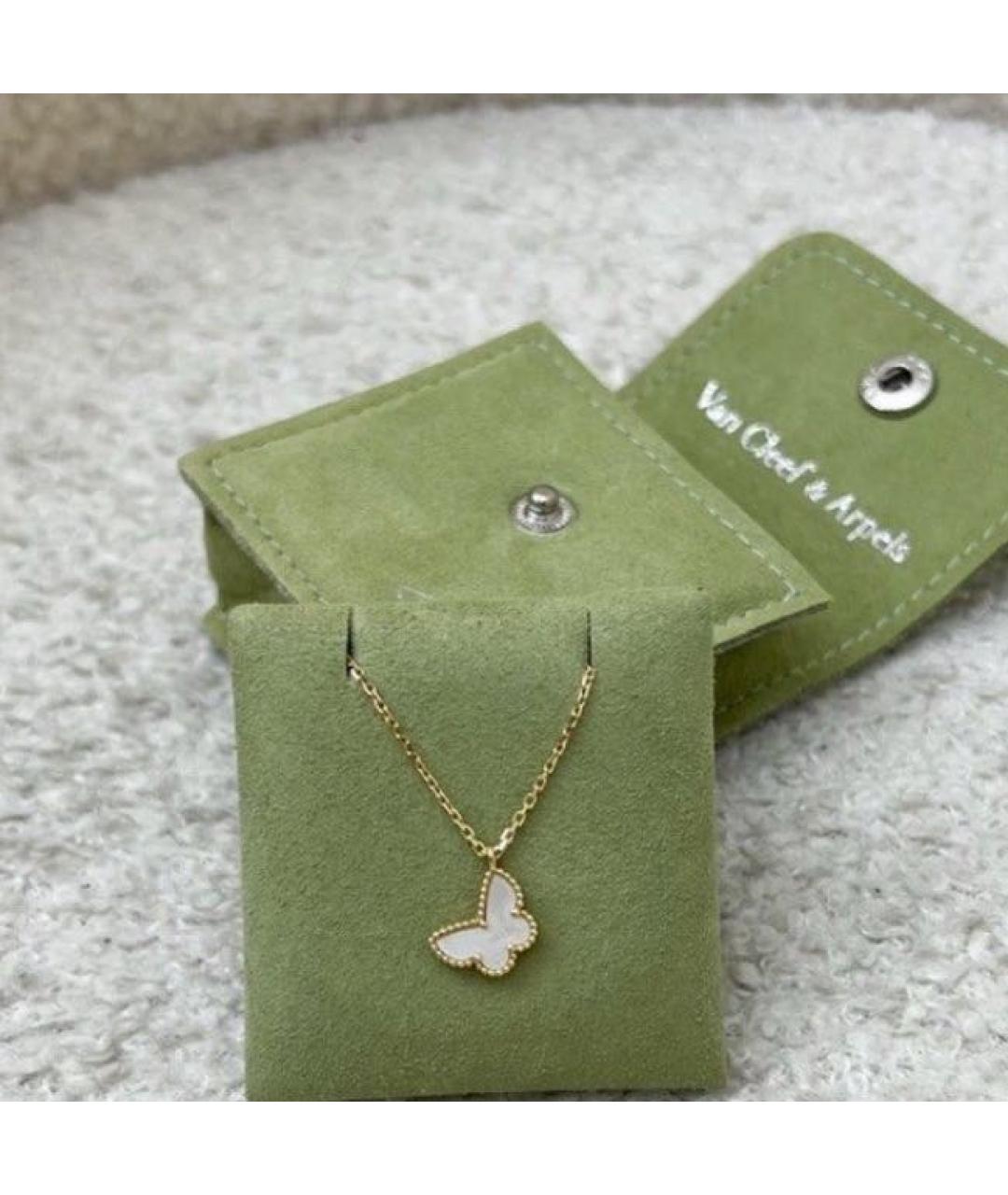 VAN CLEEF & ARPELS Белая подвеска из желтого золота, фото 2