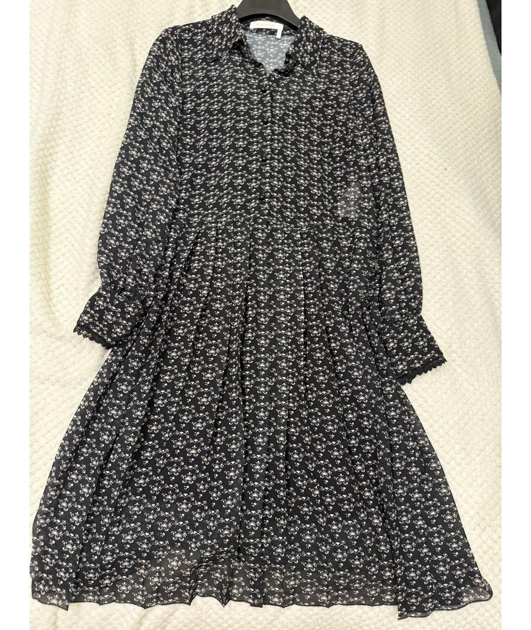 SEE BY CHLOE Черное полиэстеровое повседневное платье, фото 2