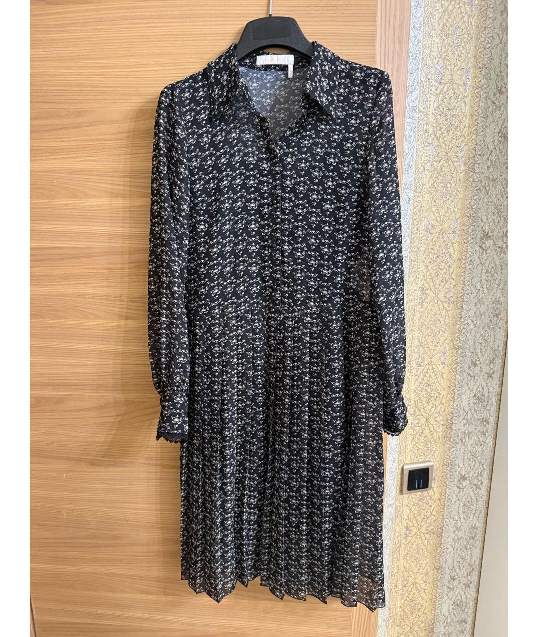 SEE BY CHLOE Черное полиэстеровое повседневное платье, фото 9