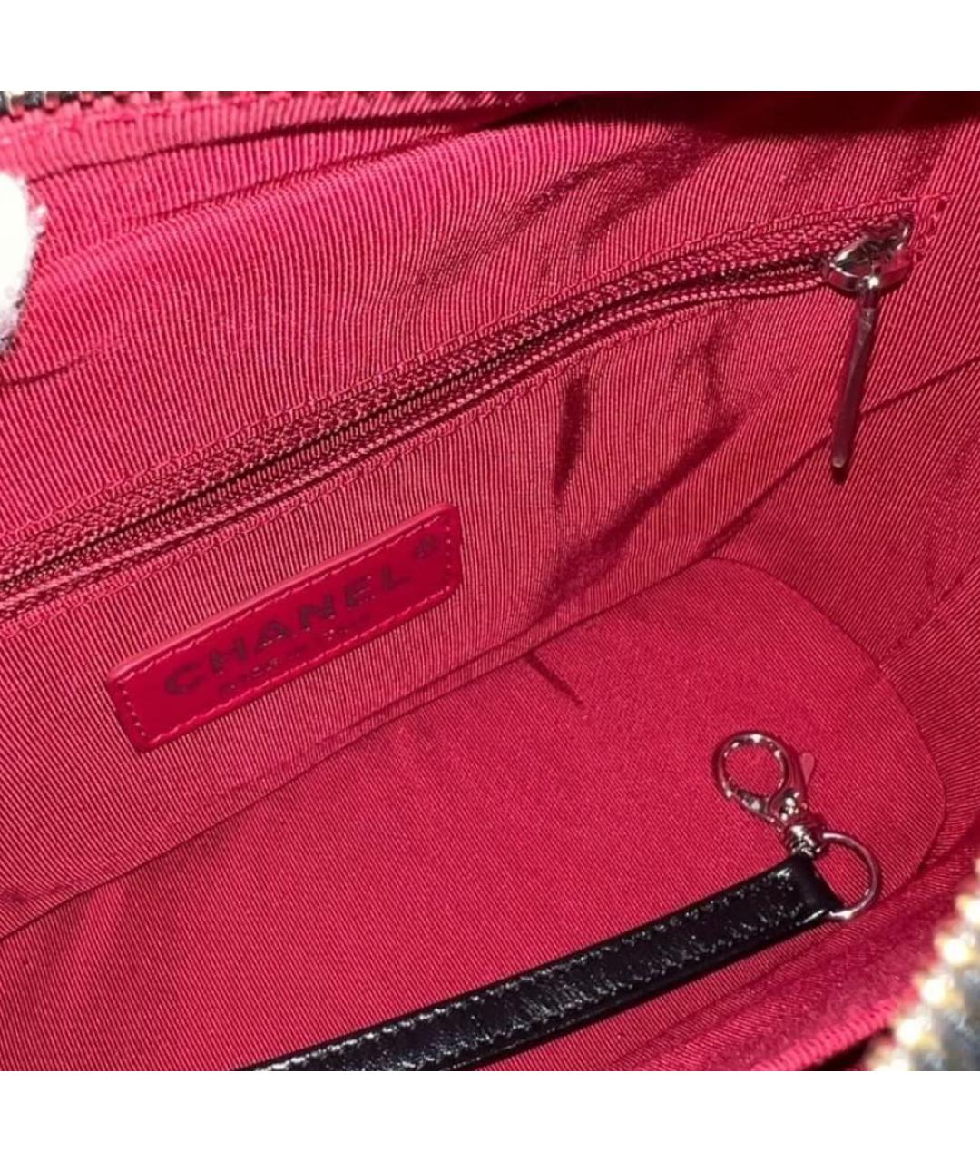 CHANEL Черная кожаная сумка через плечо, фото 4