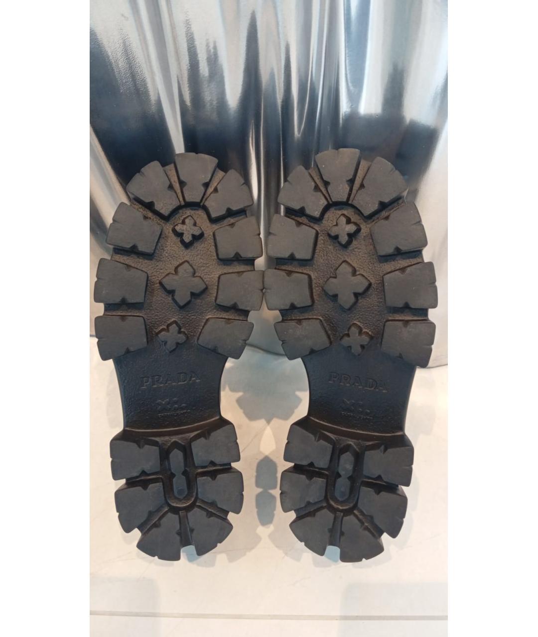 PRADA Черные лоферы из лакированной кожи, фото 5