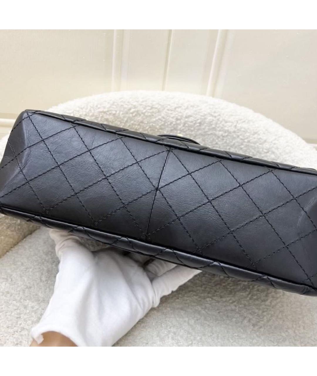 CHANEL Черная кожаная сумка через плечо, фото 3