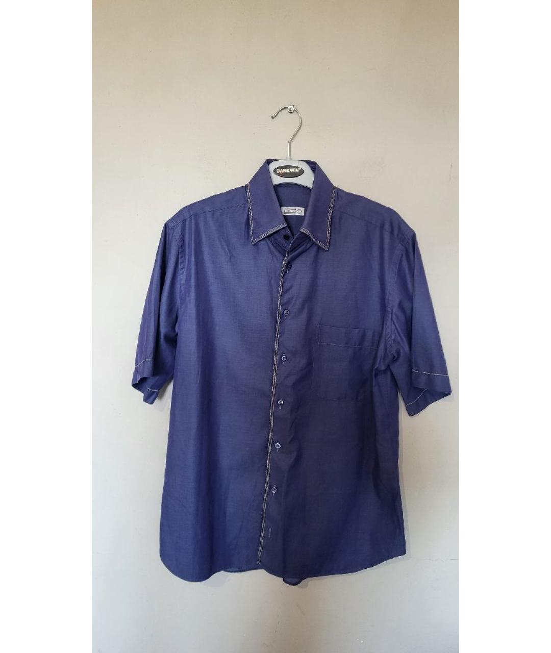 ZILLI Синяя хлопковая кэжуал рубашка, фото 6