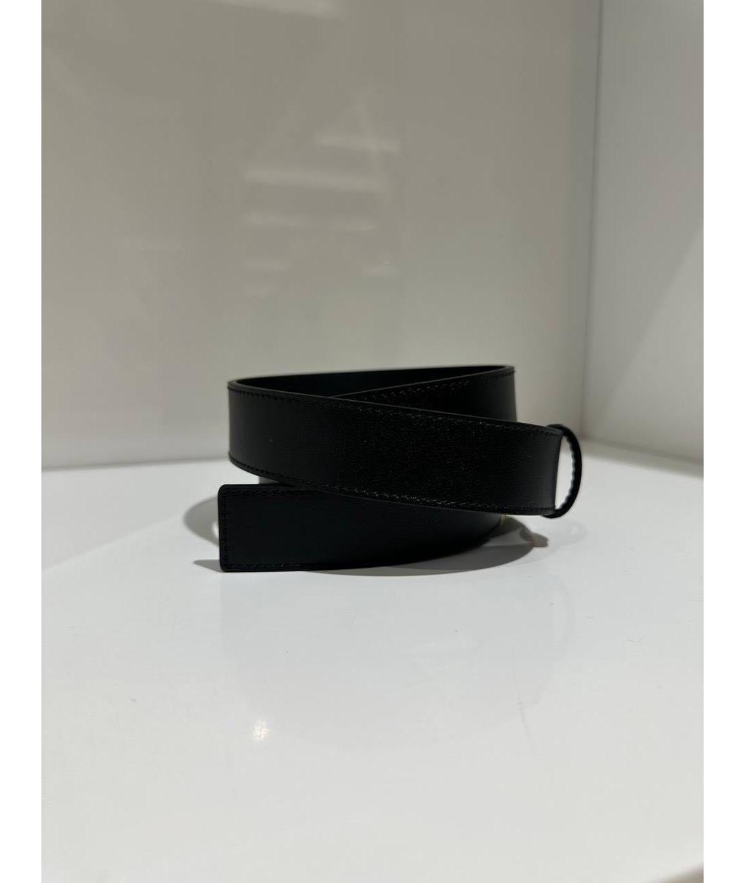 GIVENCHY Черный кожаный ремень, фото 3