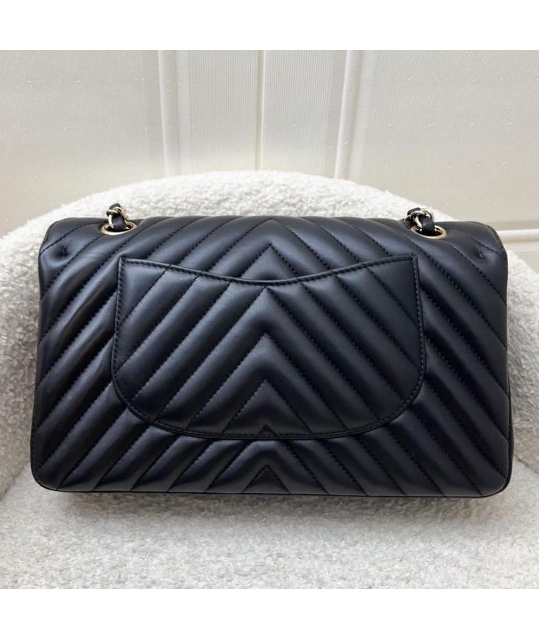 CHANEL Черная кожаная сумка через плечо, фото 2