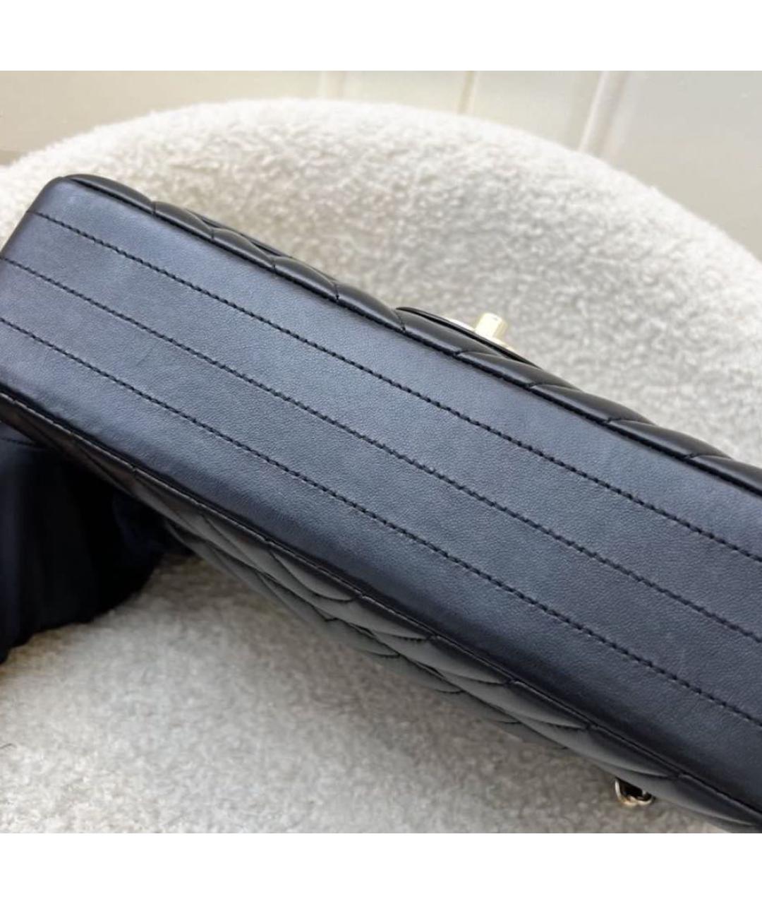 CHANEL Черная кожаная сумка через плечо, фото 3