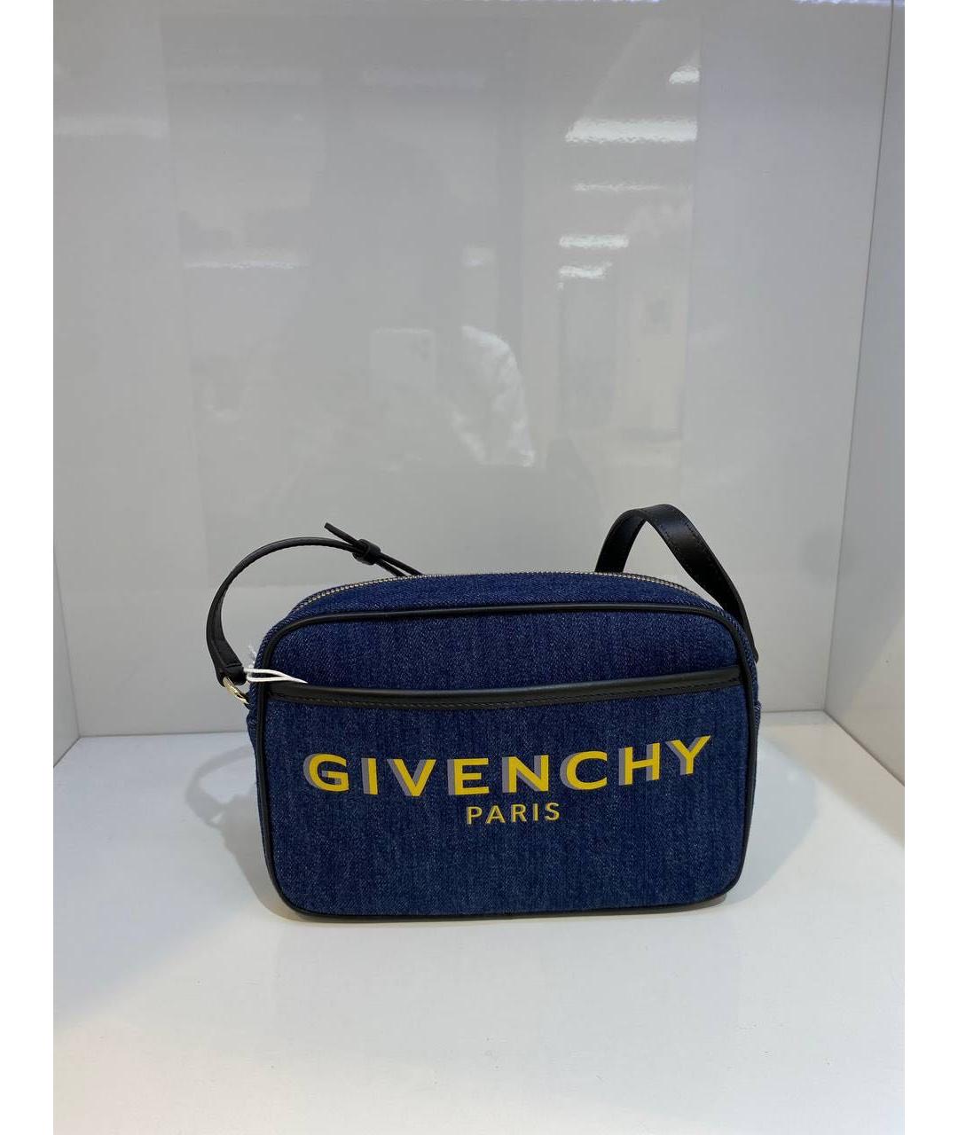 GIVENCHY Синяя деним сумка через плечо, фото 4