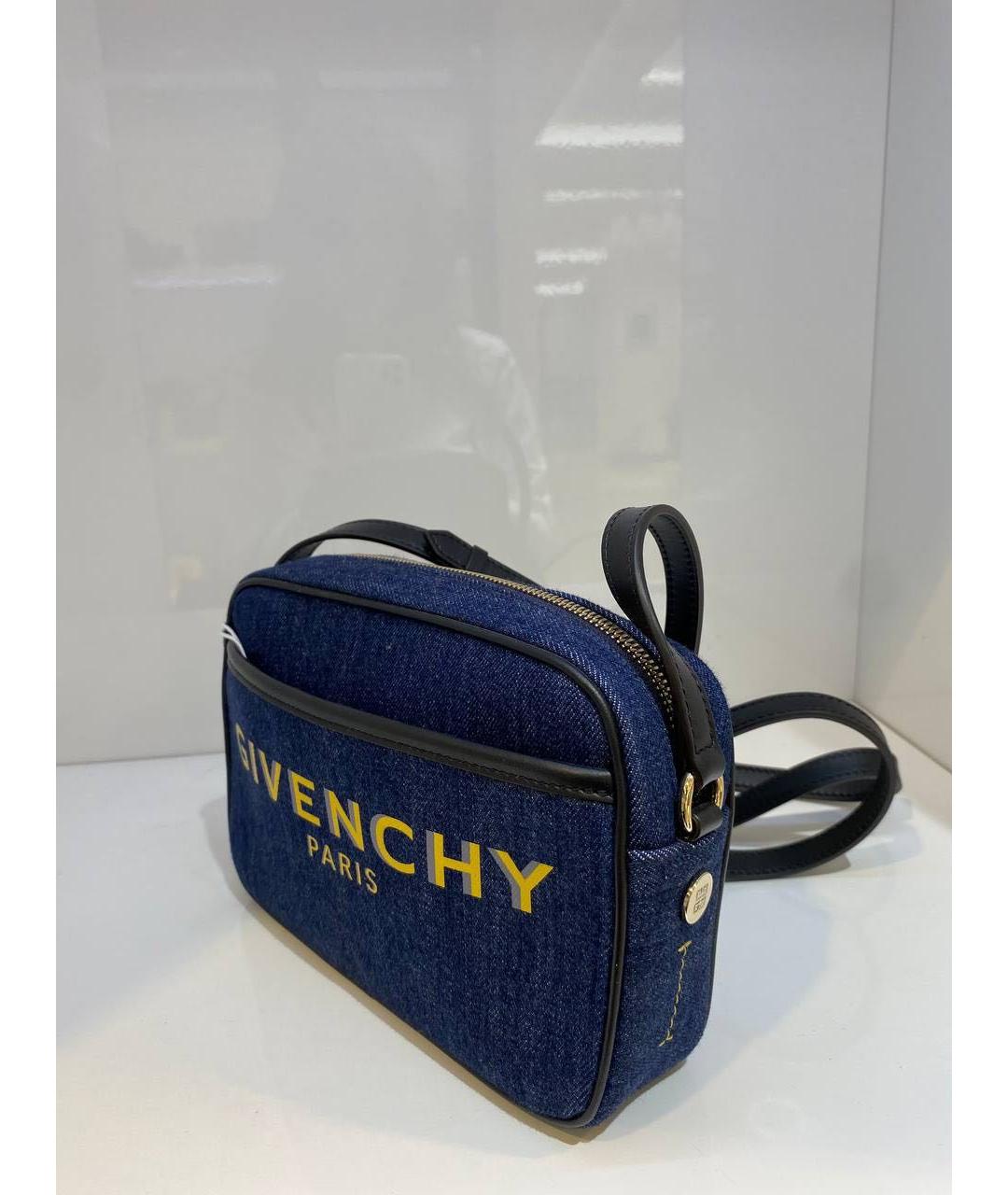 GIVENCHY Синяя деним сумка через плечо, фото 2