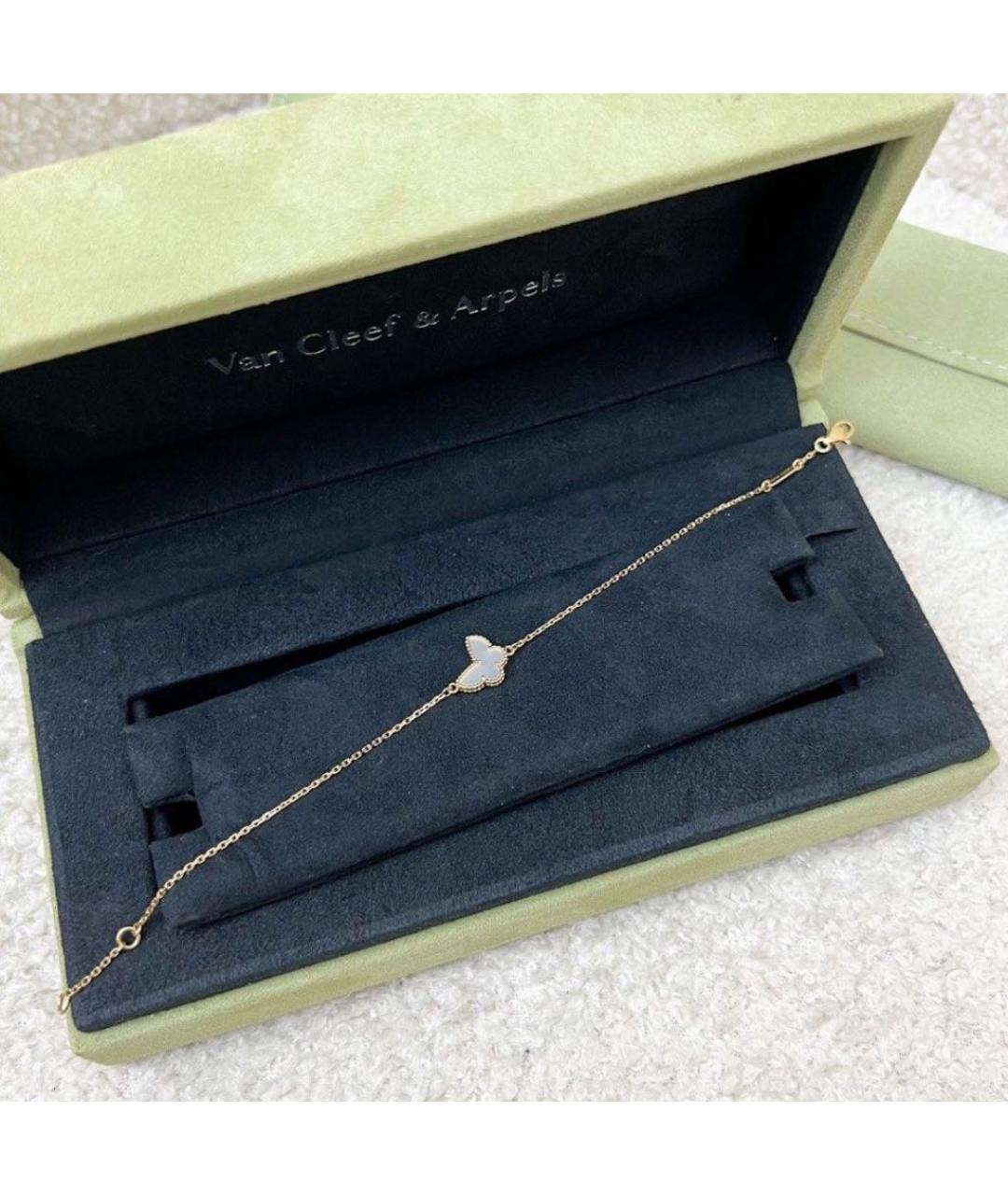 VAN CLEEF & ARPELS Белый браслет из желтого золота, фото 3