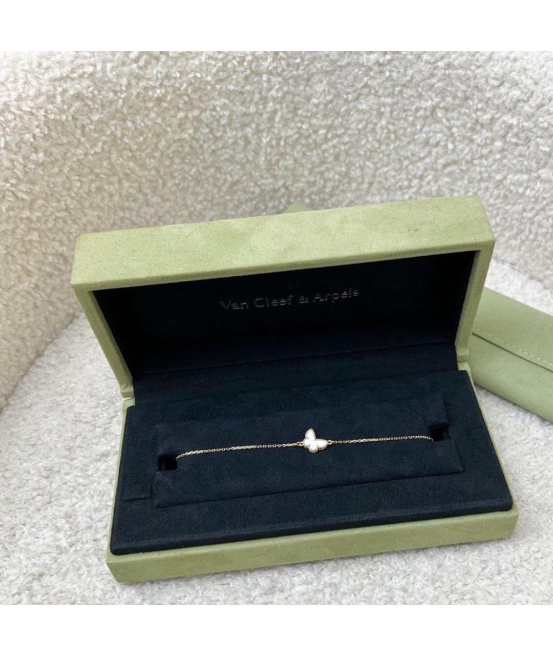 VAN CLEEF & ARPELS Белый браслет из желтого золота, фото 2
