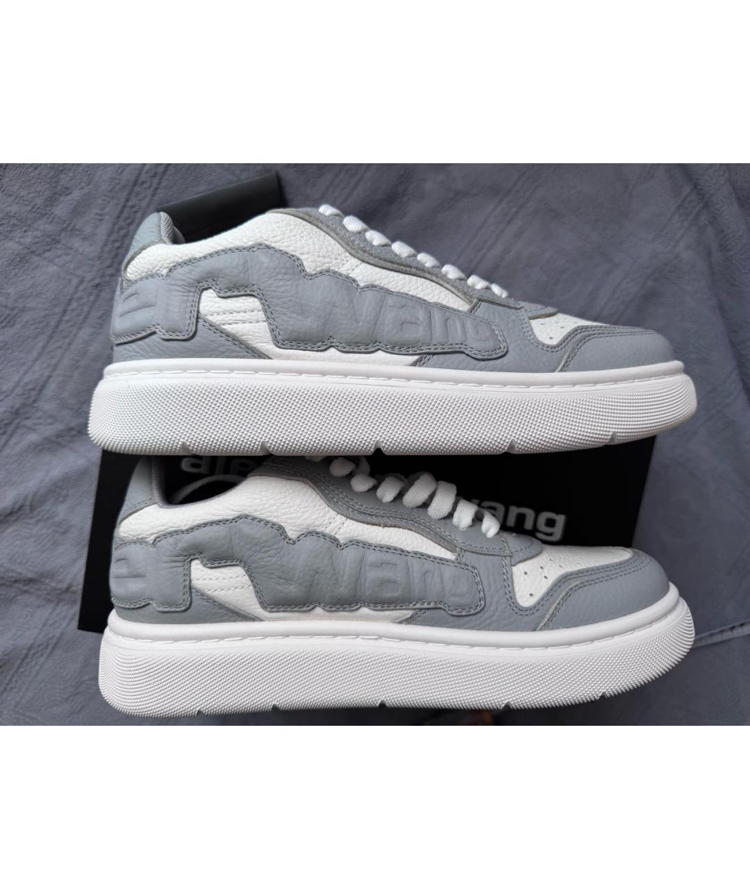 ALEXANDER WANG Мульти кожаные кеды, фото 5