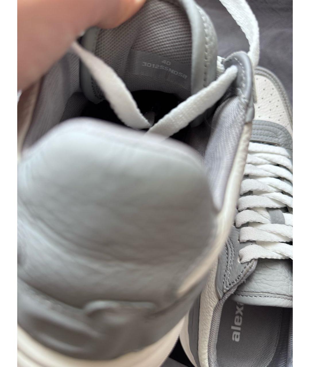 ALEXANDER WANG Мульти кожаные кеды, фото 7