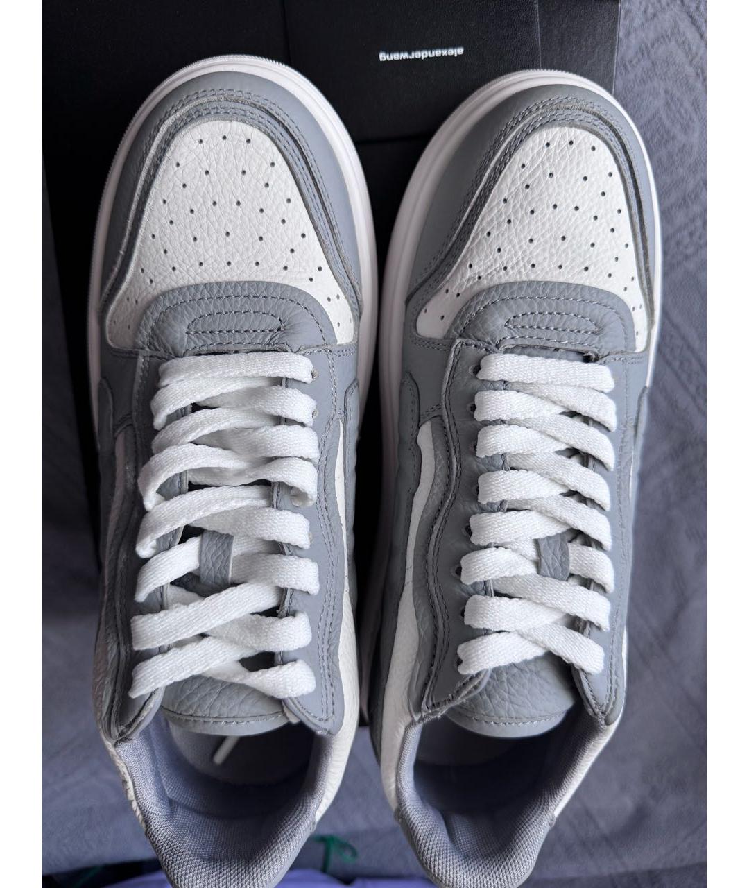 ALEXANDER WANG Мульти кожаные кеды, фото 3