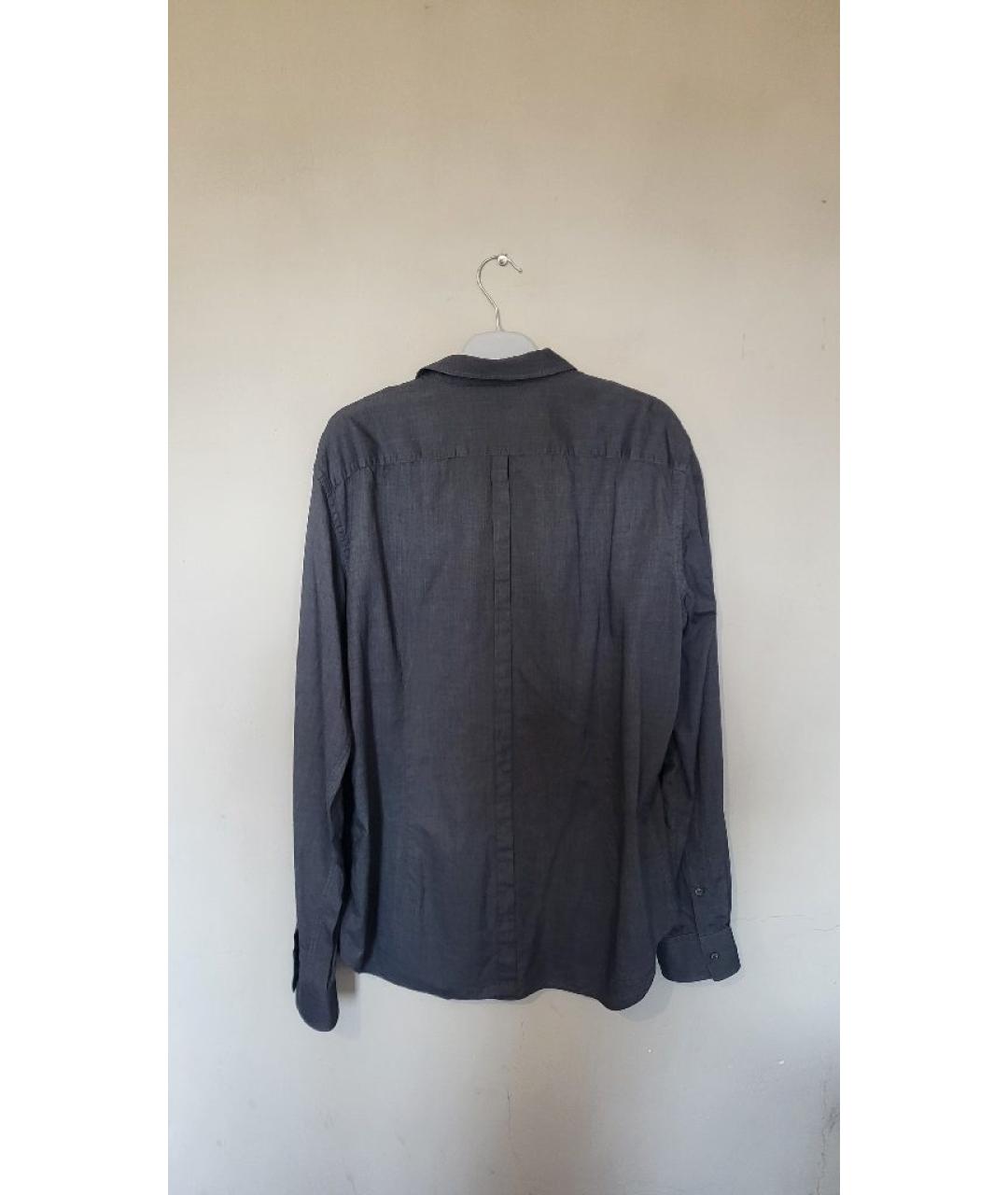 CORNELIANI Серая хлопковая кэжуал рубашка, фото 2