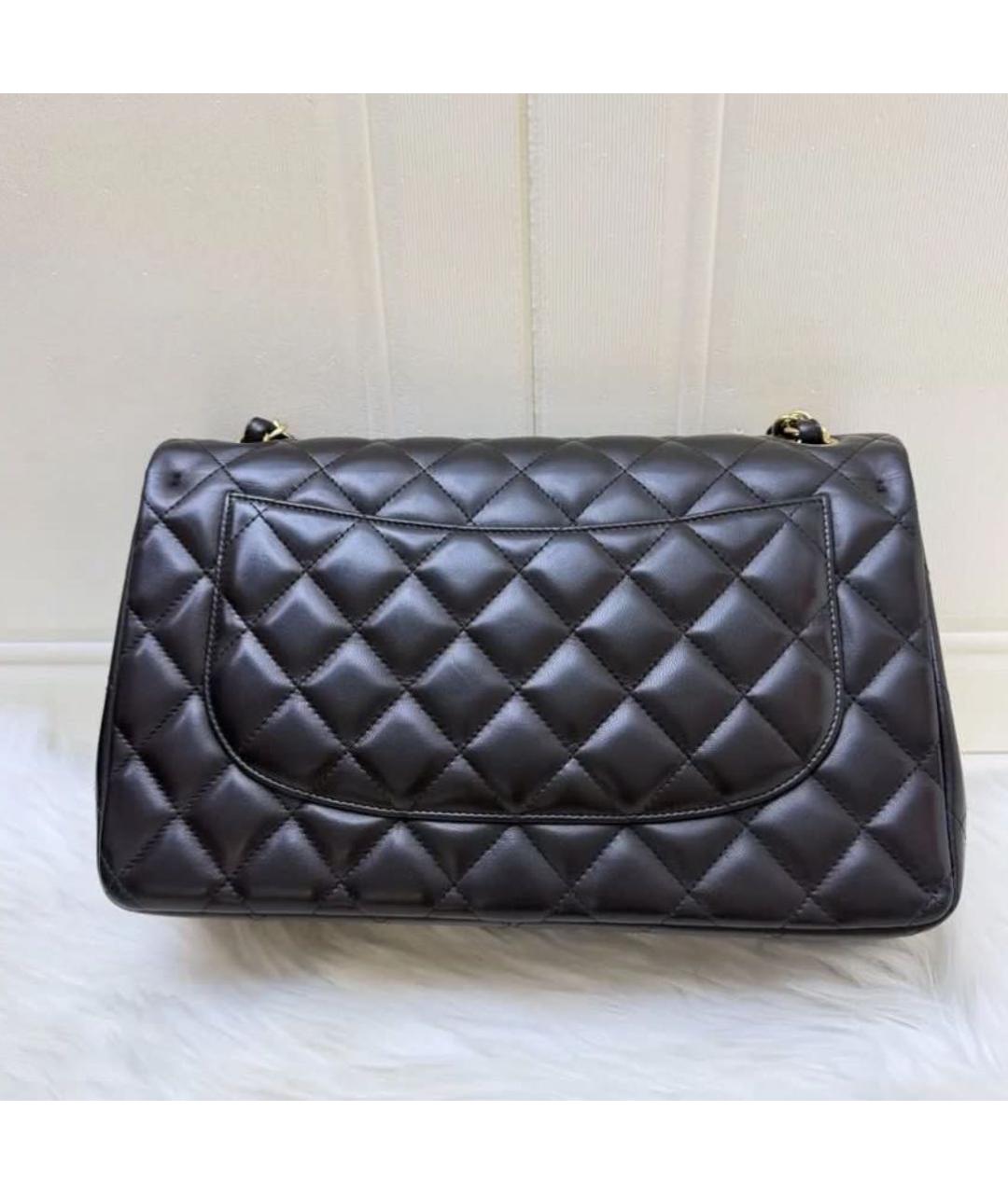 CHANEL Черная кожаная сумка через плечо, фото 2