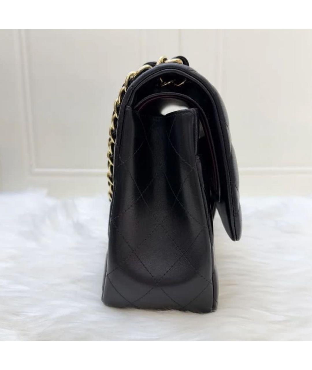 CHANEL Черная кожаная сумка через плечо, фото 3