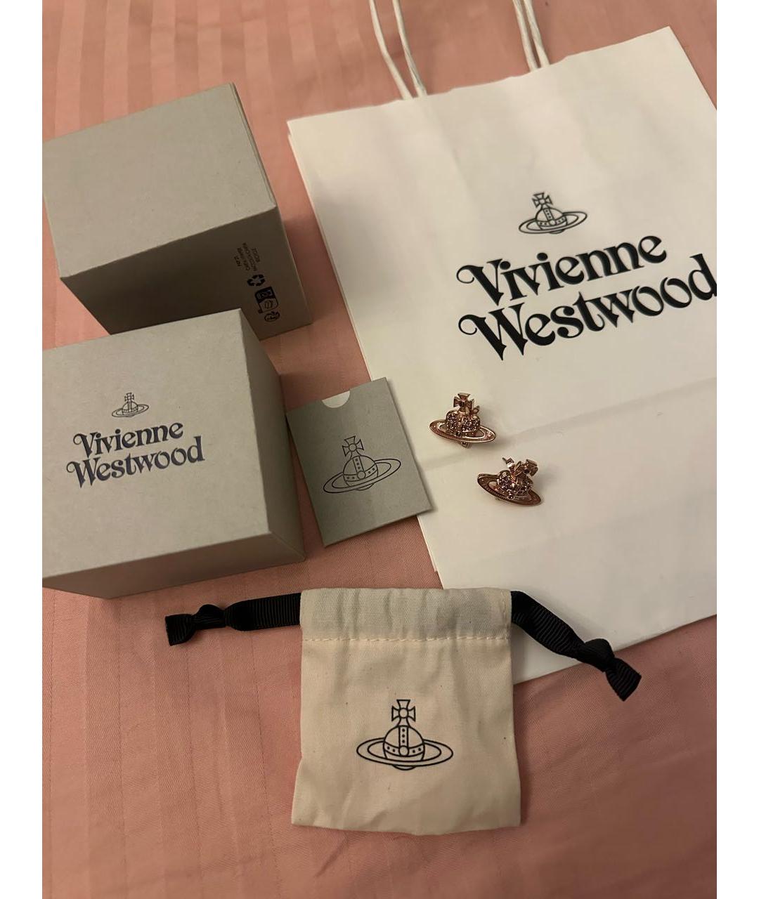 VIVIENNE WESTWOOD Коралловые металлические серьги, фото 7