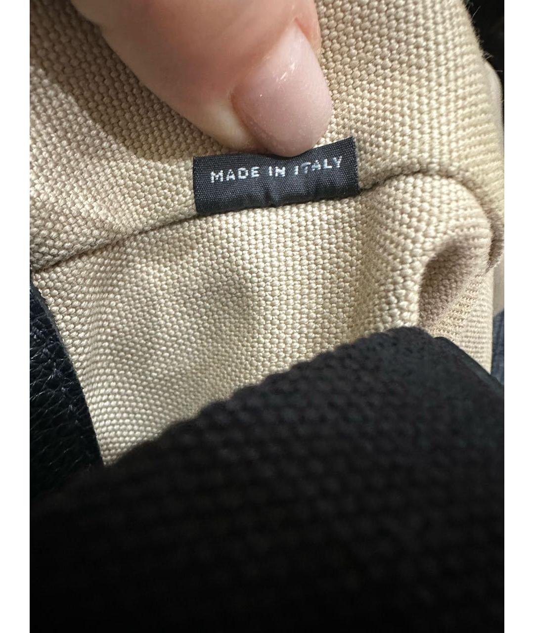 PRADA Черная кожаная сумка с короткими ручками, фото 6