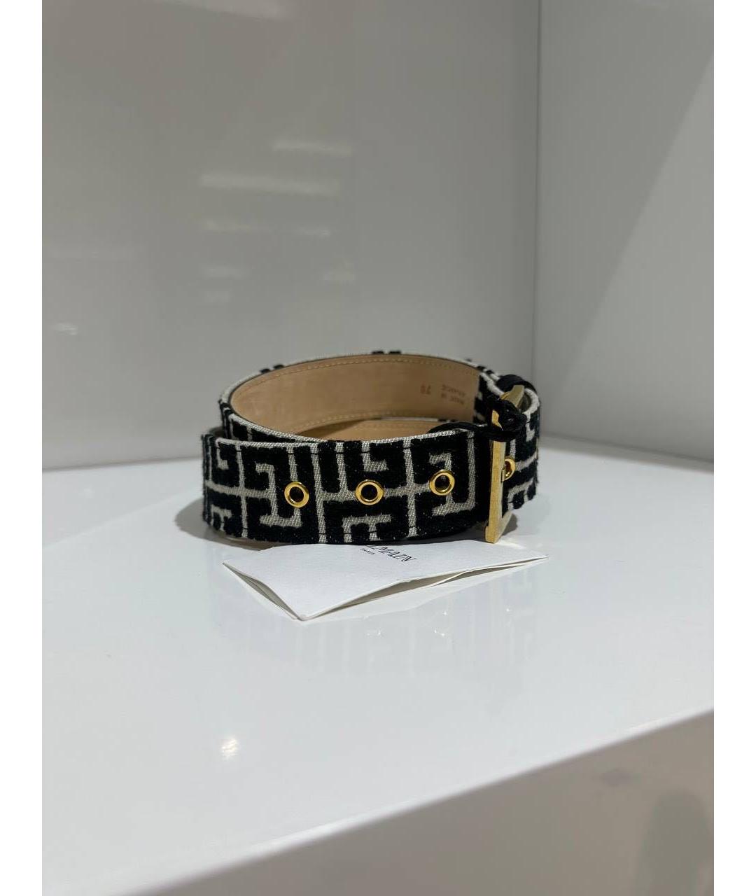 BALMAIN Черный ремень, фото 2