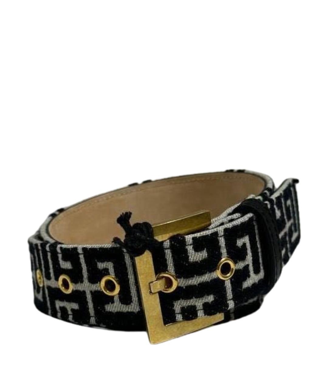 BALMAIN Черный ремень, фото 1