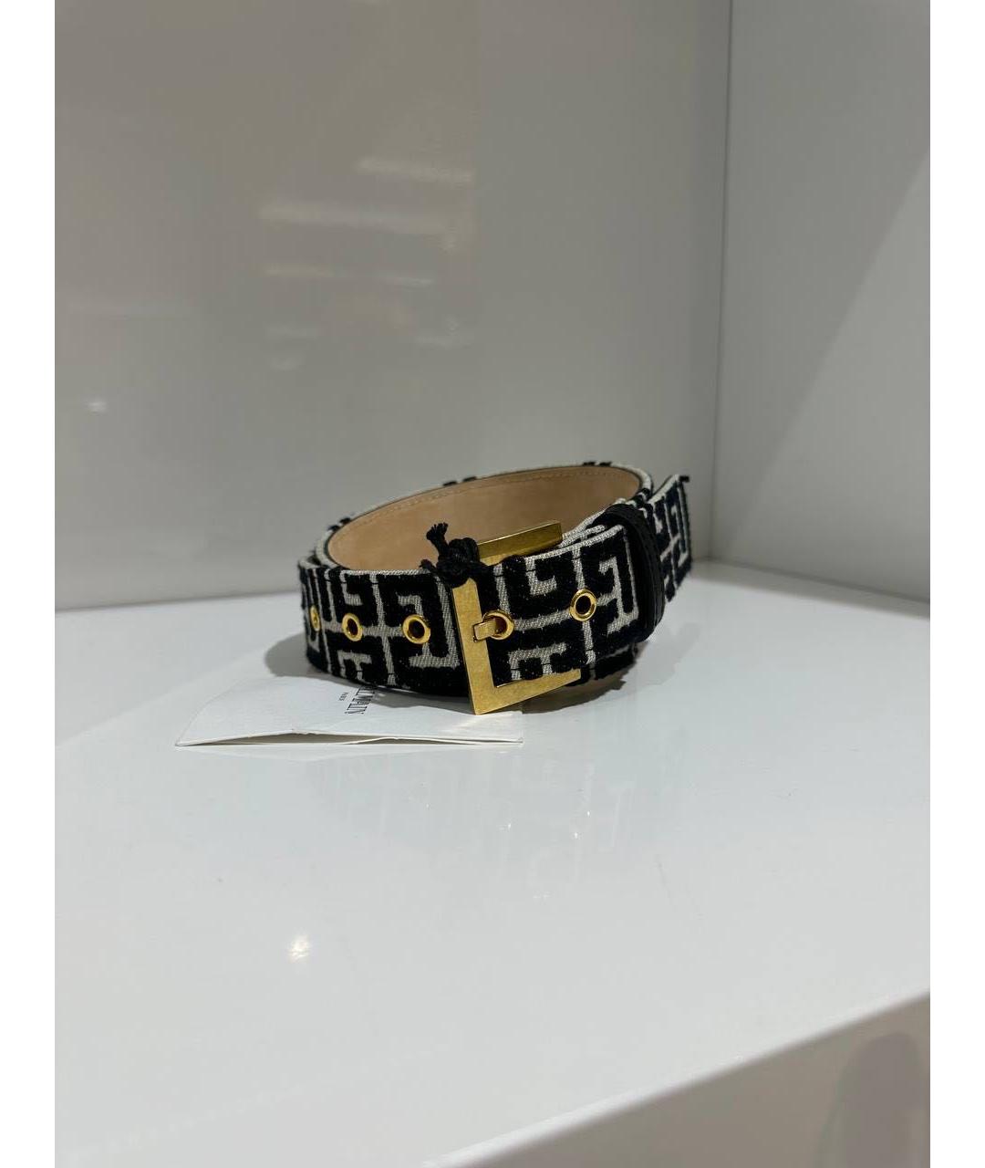 BALMAIN Черный ремень, фото 4