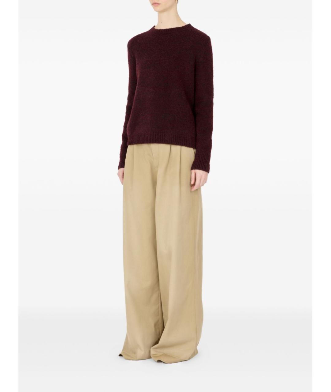 MAISON MARGIELA Бордовый шерстяной джемпер / свитер, фото 4