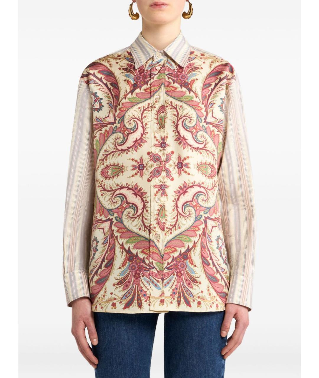 ETRO Мульти хлопковая рубашка, фото 2