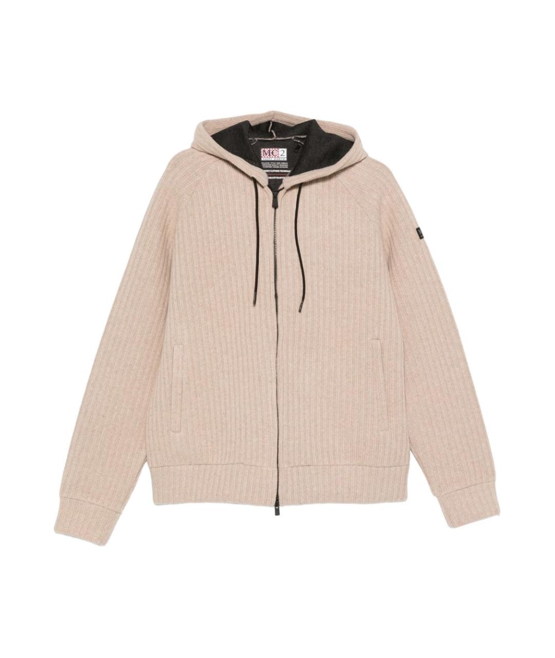 MC2 SAINT BARTH Бежевый шерстяной джемпер / свитер, фото 1