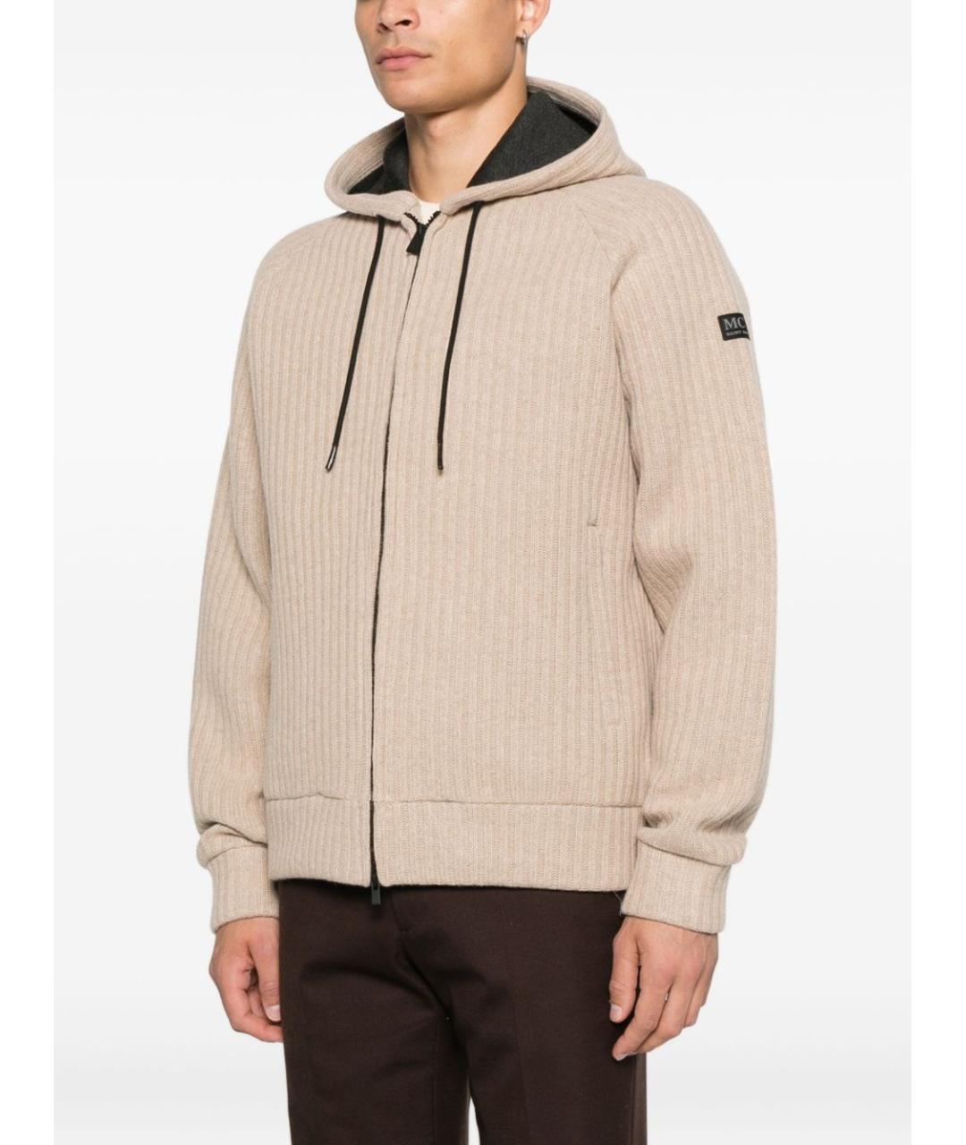 MC2 SAINT BARTH Бежевый шерстяной джемпер / свитер, фото 4