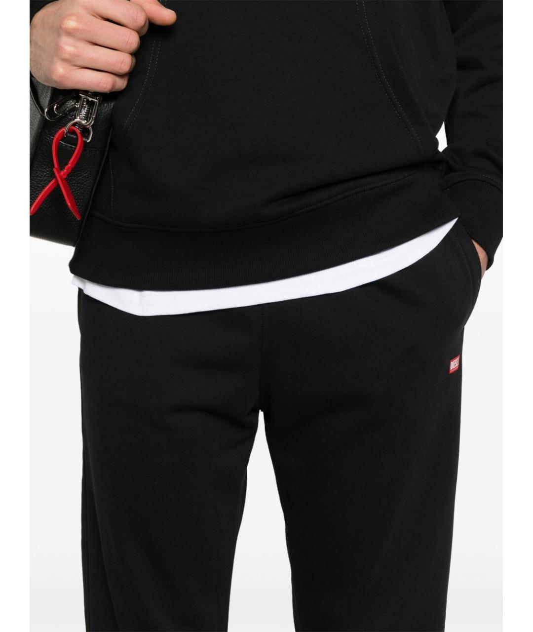 DIESEL Черные хлопковые повседневные брюки, фото 4