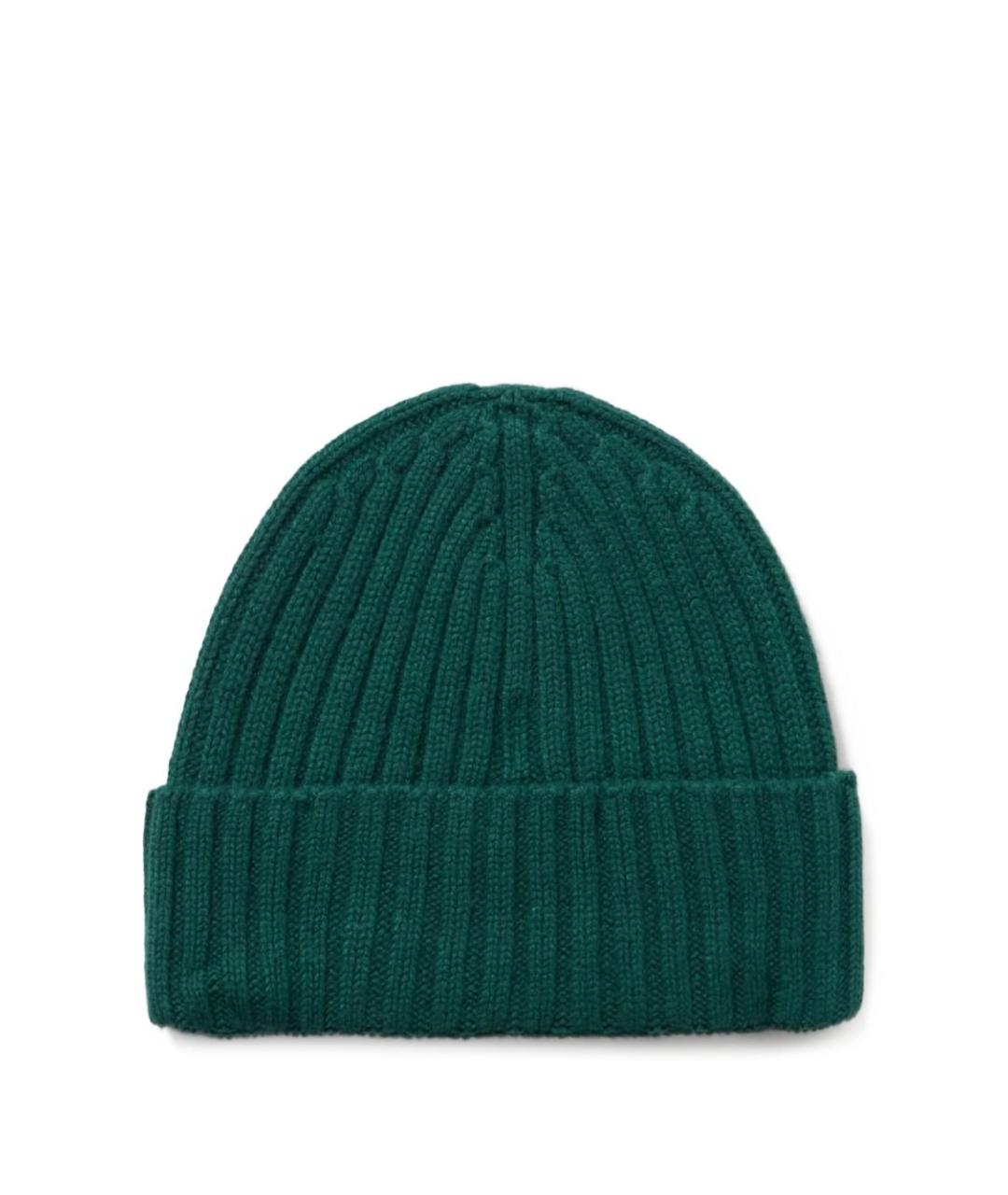 MC2 SAINT BARTH Зеленая шерстяная шапка, фото 3