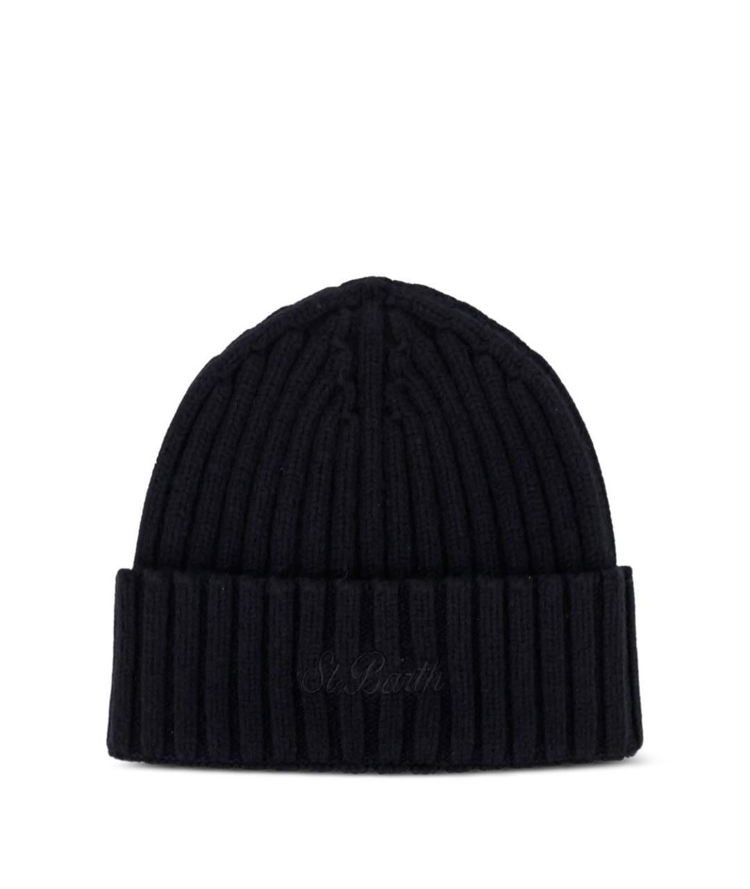 MC2 SAINT BARTH Черная шерстяная шапка, фото 1