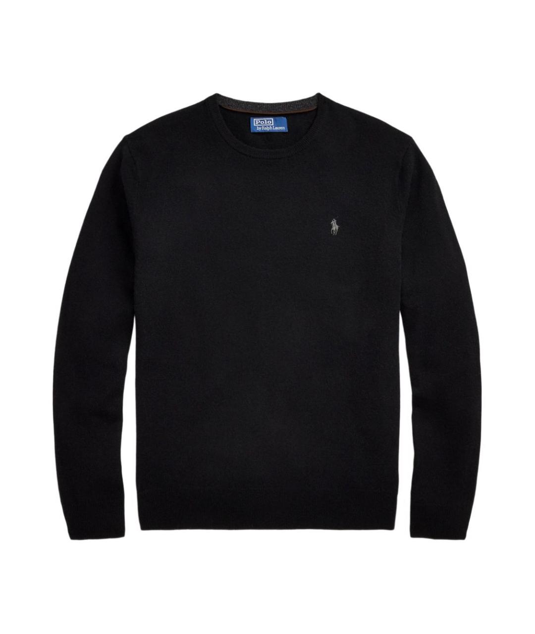 POLO RALPH LAUREN Черный шерстяной джемпер / свитер, фото 1