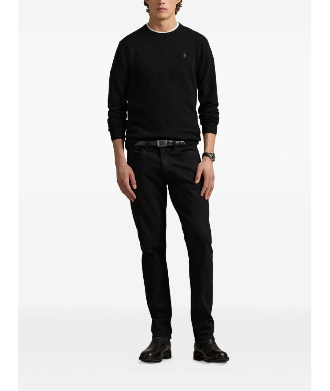 POLO RALPH LAUREN Черный шерстяной джемпер / свитер, фото 4